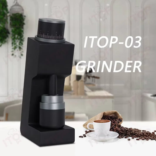 مطحنة آي توب الالكترونية للمقاهي

ITOP 03 Electric Coffee Grinder Six-core 38mm Burr