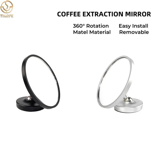 360 Swivel Coffee Mirror. Espresso Lens With Magnetic